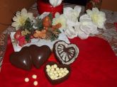 porta joia de chocolate de coração