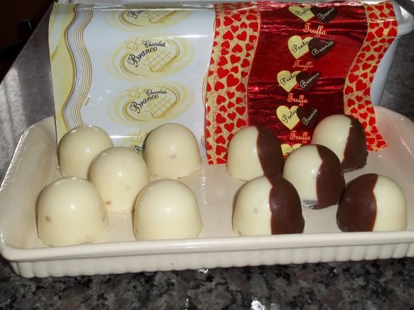 chocolate branco e meio a meio ou dois amores