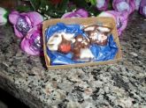 mini noivinhos de chocolate